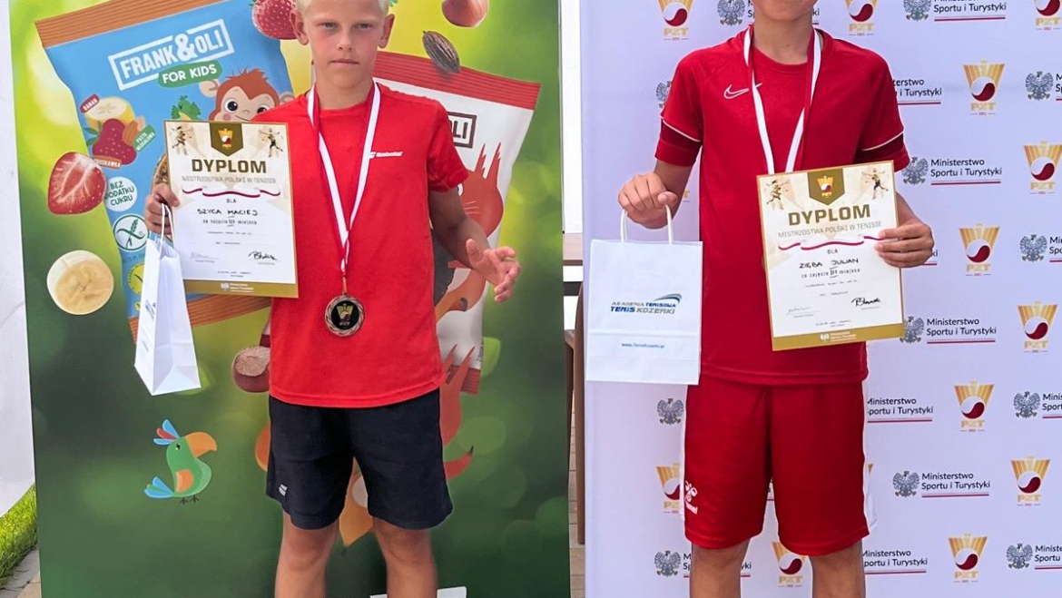 Kolejne medale Mistrzostw Polski dla zawodników Sopot Tenis Klubu