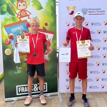 Kolejne medale Mistrzostw Polski dla zawodników Sopot Tenis Klubu