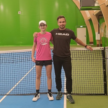 Julia Berke dwanaście piłek od pólfinału TE U14.